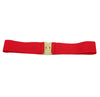 Rainbow Lips Enamel Buckle Elastic Belt