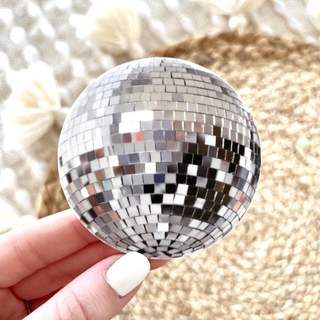 Silver Disco Ball Sticker