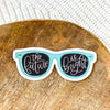 The Future is Bright Sunglasses Sticker