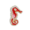 Red Seahorse Soft Enamel Pin