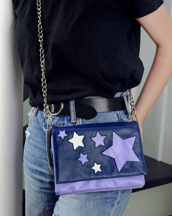 Stella Convertible Clutch in Belladonna