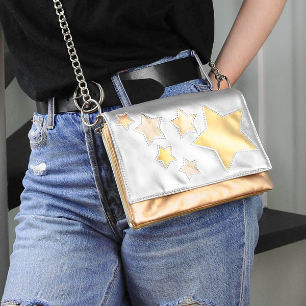 Stella Convertible Clutch in Stardust